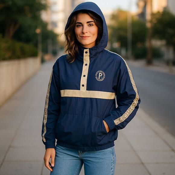 Victoria's Secret PINK Anorak Jacket Windbreaker Bling Sequence Hoodie Coat XS - Picture 2 of 10